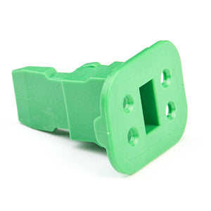 W4S-P012 - DT Series - Wedgelock for 4 Socket Plug - Enhanced, Green